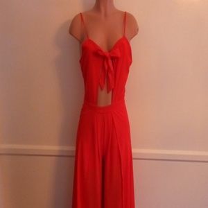 Sexy, Tangerine jumpsuit.